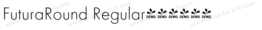 FuturaRound Regular字体转换